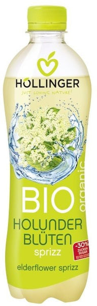 Gazowany napój z czarnym bzem 500 ml - Hollinger (EKO)