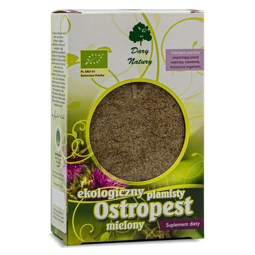 Ostropest plamisty mielony 100 g - Dary Natury (EKO)