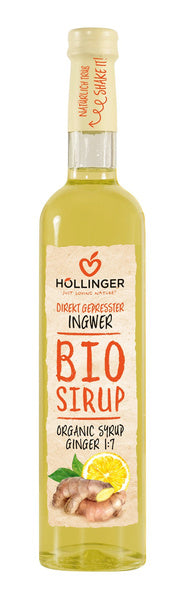 Syrop imbirowo cytrynowy 500 ml - Hollinger (EKO)