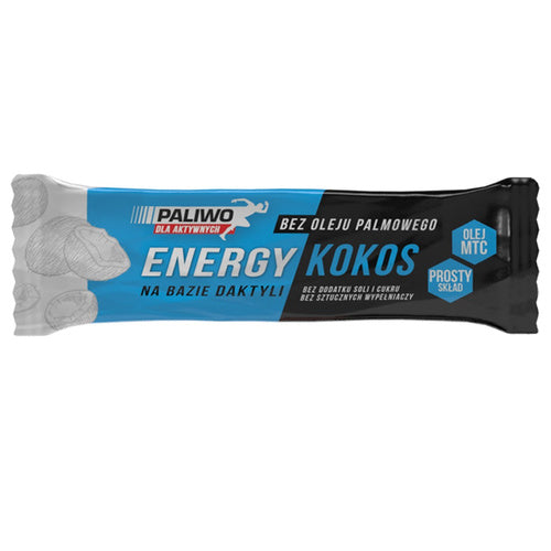 Baton z wiórkami kokosowymi i guaraną 50 g - NaturaVena