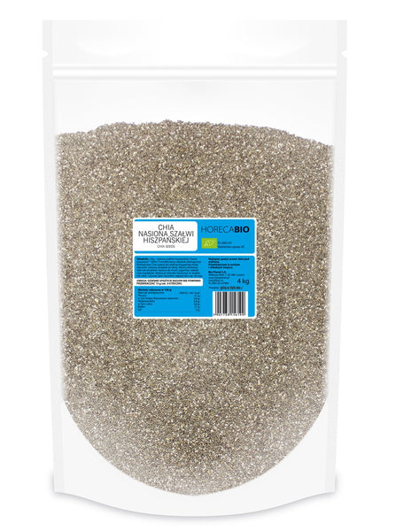 Chia nasiona szałwii hiszpańskiej 4 kg - Horeca (EKO)