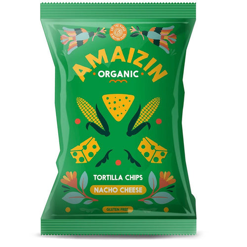 Chipsy tortilla kukurydziane serowe bezglutenowe 150 g - Amaizin (EKO)