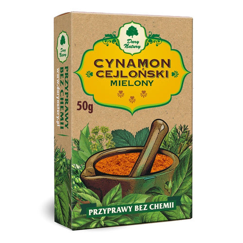 Cynamon cejloński mielony 50 g - Dary Natury