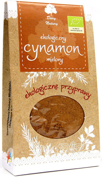 Cynamon cejloński mielony 50 g - Dary Natury (EKO)