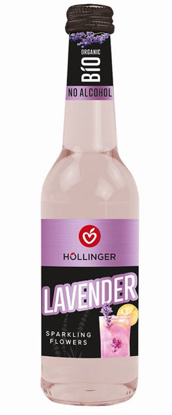 Drink Musujący bezalkoholowy o smaku lawendy 330 ml - Hollinger (EKO)