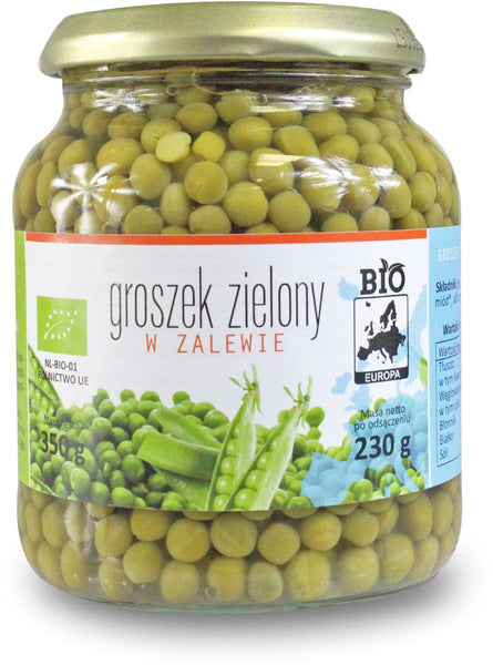 Groszek zielony w zalewie 350 g (230 g) - Bio Planet (EKO)