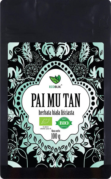 Herbata biała liściasta pai mu tan 100 g - Ecoblik (EKO)