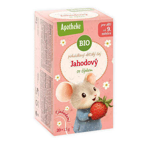 Herbatka dla dzieci (dzika róża z truskawką) od 9 msc. 20 szt.  30 g - Apotheke (EKO)