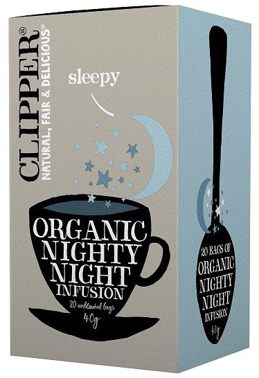 Herbatka z rumiankiem i melisą nighty night 20 szt. 40 g - Clipper (EKO)