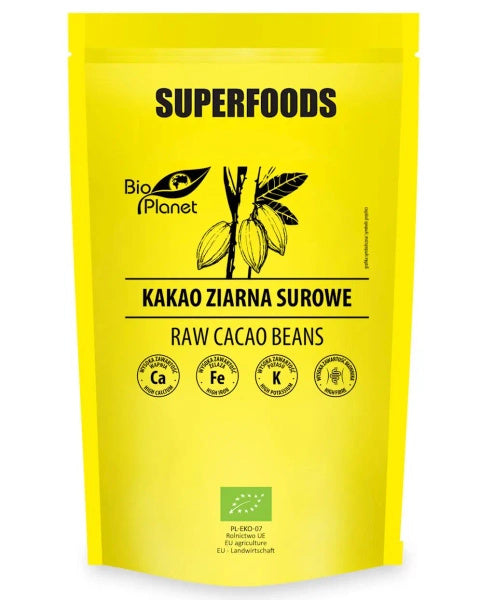 Kakao surowe kruszone ziarno kakaowca 200 g - Bio Planet (EKO)