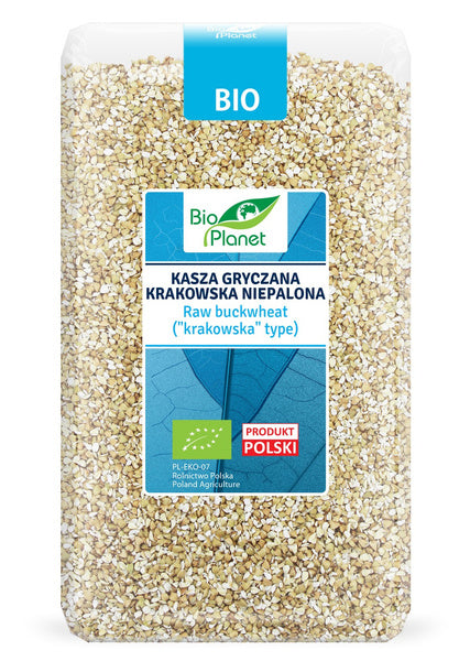 Kasza gryczana krakowska niepalona 1 kg - Bio Planet (EKO)