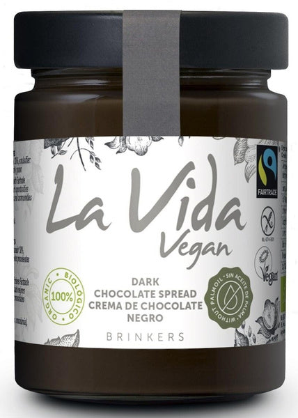 Krem z ciemnej czekolady bezglutenowy fair trade 270 g - La Vida (EKO)
