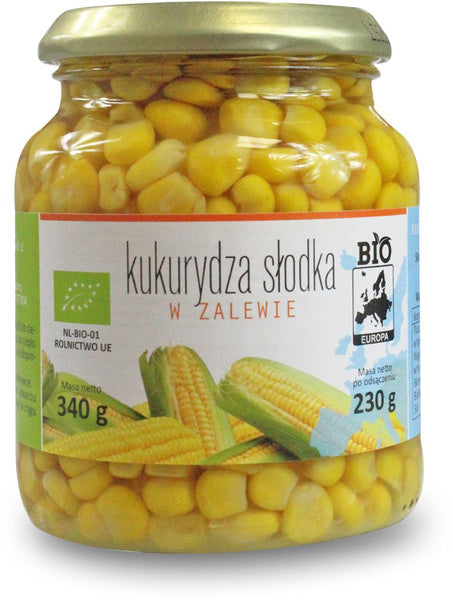 Kukurydza słodka w zalewie 340 g (230 g) - Bio Planet (EKO)