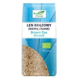 Len brązowy siemię lniane 400 g - Bio Planet (EKO)