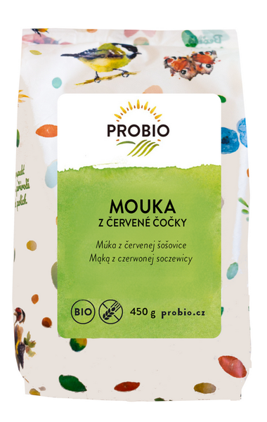 Mąka z soczewicy czerwonej bezglutenowa 450 g - Probio (EKO)
