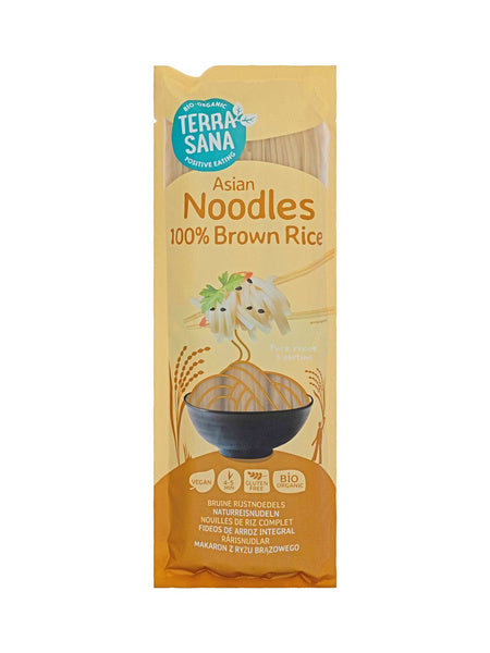 Makaron spaghetti ryżowy razowy bezglutenowy 250 g - Terrasana (EKO)