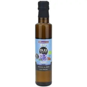 Olej lniany tłoczony na zimno 250 ml - Naturavena (EKO)