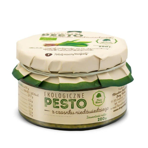 Pesto z czosnku niedźwiedziego 200 g - Dary Natury (EKO)