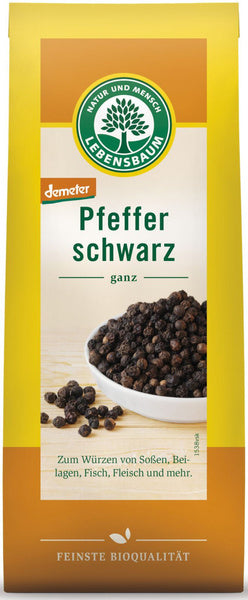 Pieprz czarny ziarnisty 50 g - Lebensbaum (EKO)