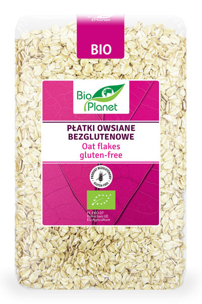 Płatki owsiane bezglutenowe 1 kg - Bio Planet (EKO)