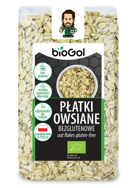 Płatki owsiane bezglutenowe 300 g - Biogol (EKO)