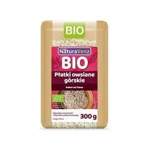 Płatki owsiane górskie 300 g - Naturavena (EKO)