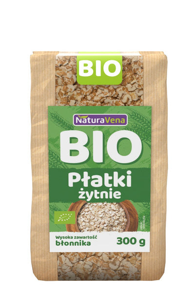 Płatki żytnie 300 g - Naturavena (EKO)