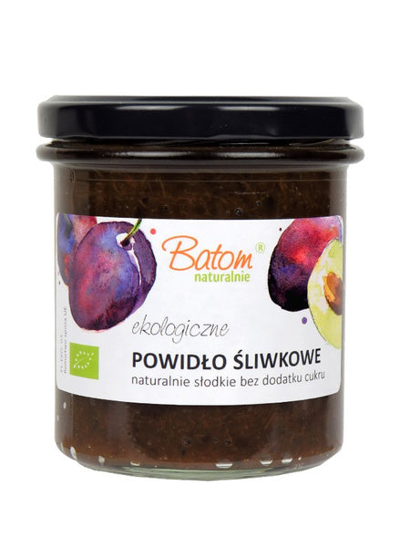 Powidła śliwkowe bez dodatku cukru 340 g - Batom (EKO)