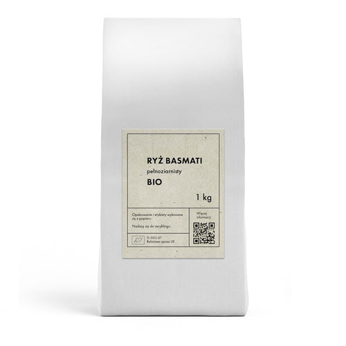 Ryż basmati pełnoziarnisty 1 kg - The Planet (EKO)