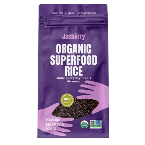 Ryż express jasberry razowy bezglutenowy 200 g - Jasberry Rice (Calorie Watchers) (EKO)
