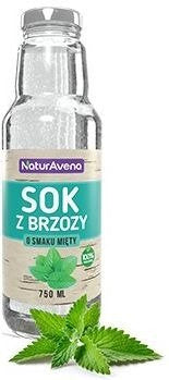 Sok z brzozy o smaku mięty 750 ml - Naturavena