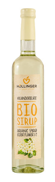 Syrop o smaku kwiatów czarnego bzu 500 ml - Hollinger (EKO)